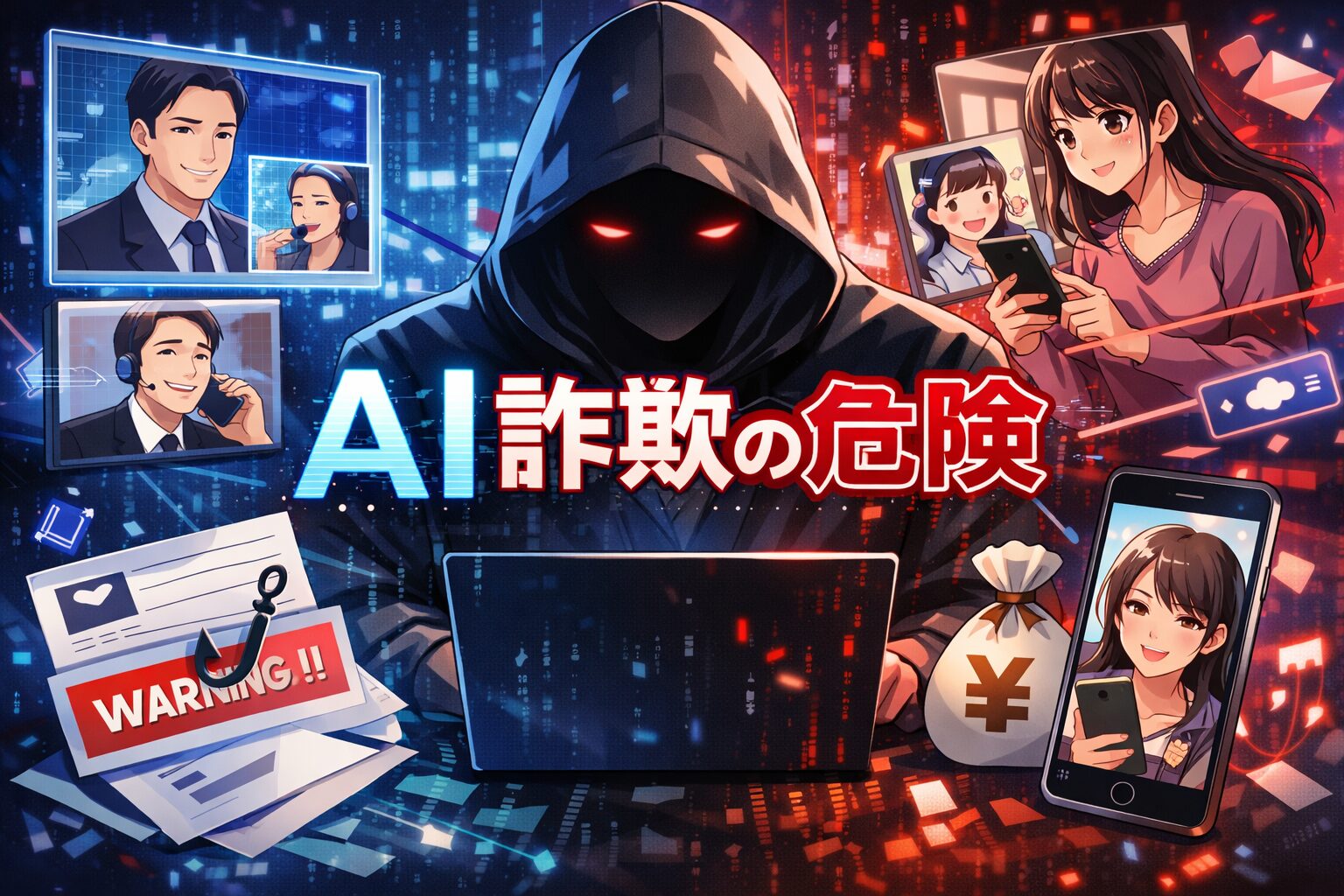 巧妙化するAI詐欺